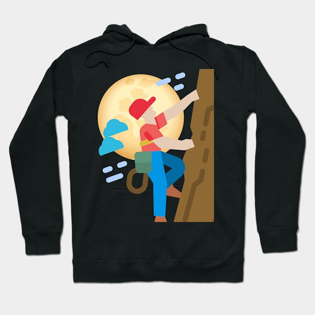 Climbing Mountain Hoodie by Climbinghub